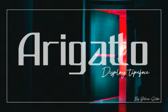 Arigatto Font: A Display Typeface That Elevates Web Design