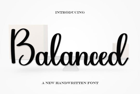 Balanced: The Handwritten Font That Elevates Your Brand Identity
