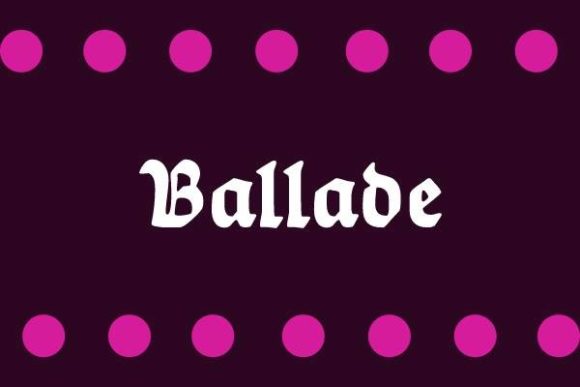 Ballade Typeface: A Bold Choice for Web Design