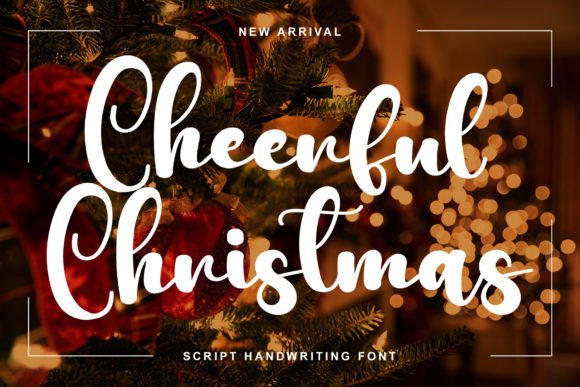 Cheerful Christmas: A Festive Script Font for Real-World Design