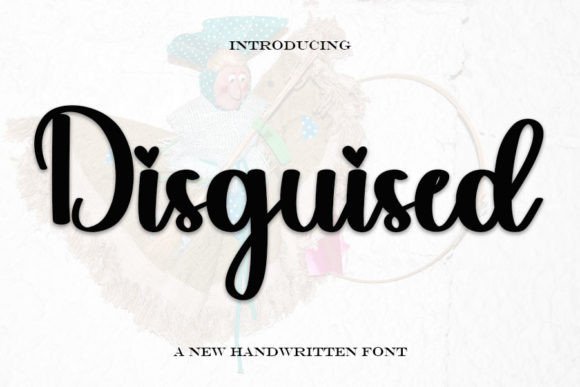 Disguised: A Handwritten Font for Makers and Creative Shops