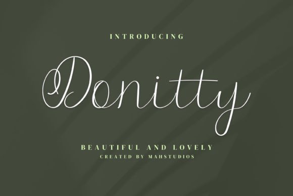 Donitty Font: A Simple Typography Choice That Elevates Your Brand