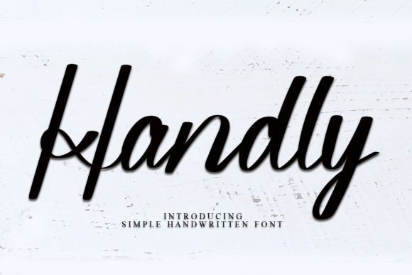 Handly: A Timeless Handwritten Typeface for Creative Branding