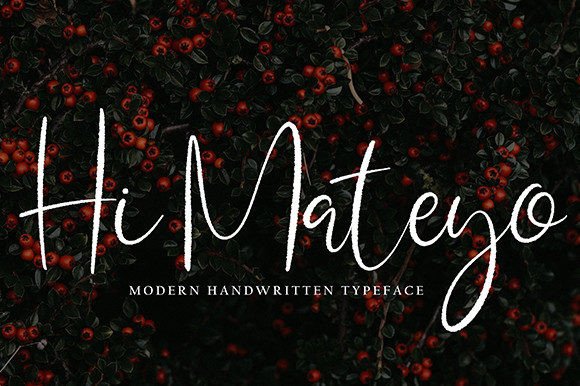 Hi Mateyo: A Handwritten Font for Memorable Marketing
