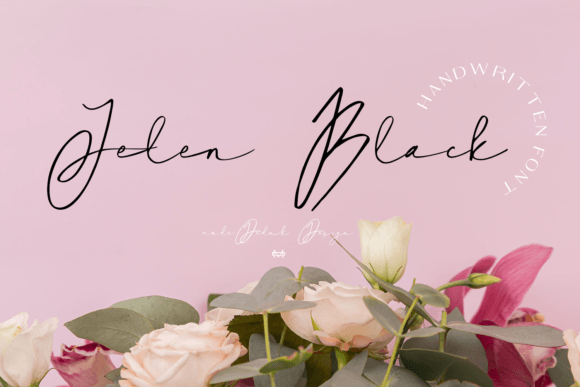 Jelen Black Font: A Handwritten Typeface That Elevates Digital Design