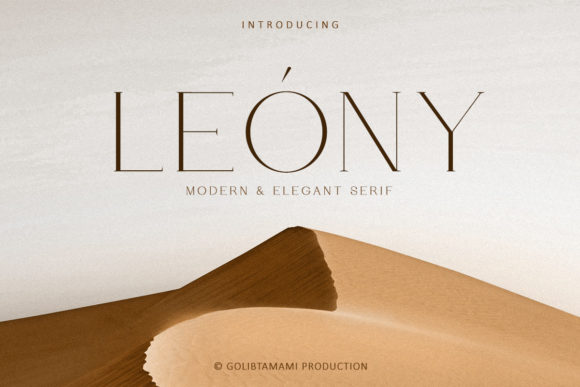 Leony Font: Elevate Your Brand with a Premium Serif Typeface