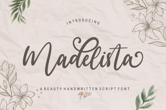 Madelista: A Stylish Script Font for Your Brand