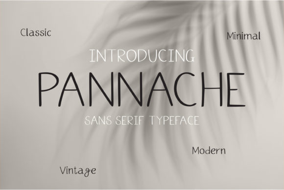 Pannache Font: A Simple Typeface with Big Brand Impact