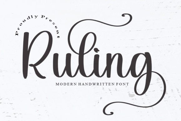 Ruling Font: A Handwritten Typeface for Digital Design