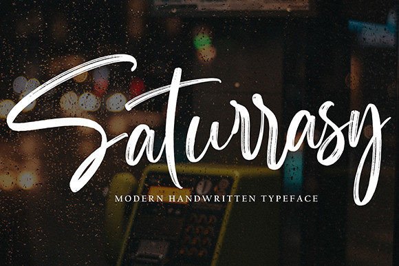 Saturrasy: A Handwritten Font That Brings Craft Projects to Life