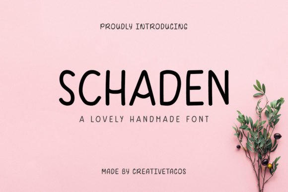 Schaden Font: A Handwritten Typeface That Elevates Your Brand