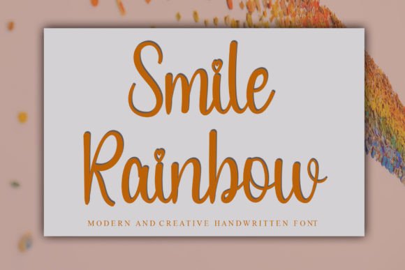 Smile Rainbow: A Beautiful Handwritten Font for Polished Branding