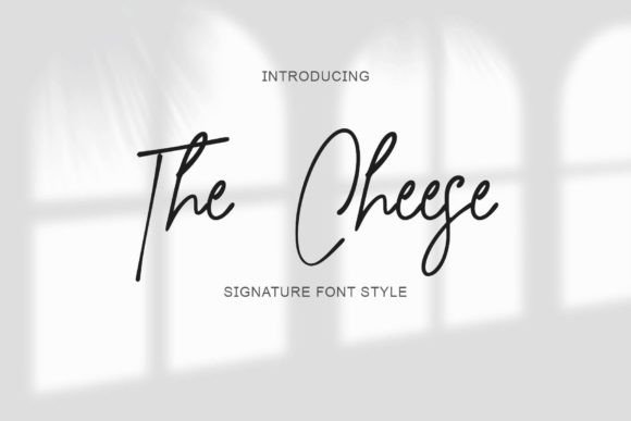 The Cheese Font: A Display Typeface for Digital Elegance