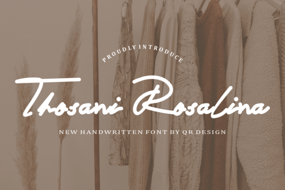 Thosani Rosalina Font: A Script Amp Powerhouse for Campaign Design